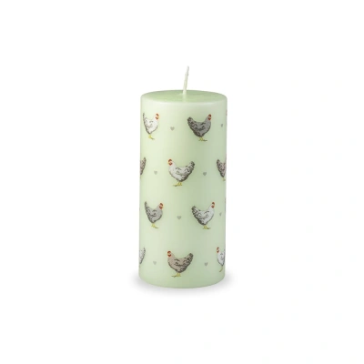 Zelená velikonoční svíčka Unipar Cute Hens, doba hoření 73 h
