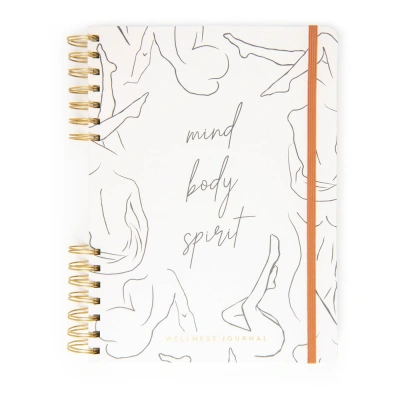 Wellness diář 200 stránek formát A4 Mind Body Spirit – DesignWorks Ink
