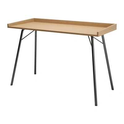 Pracovní stůl s deskou v dubovém dekoru 52x115 cm Rayburn – Woodman