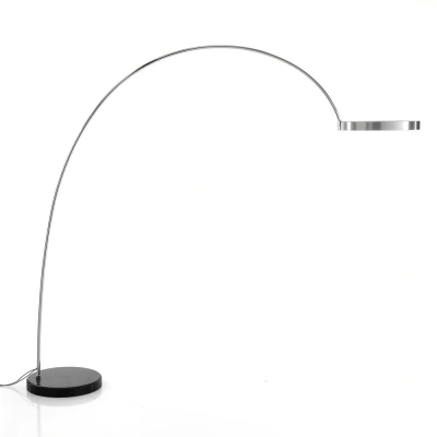 Šedá stojací lampa 210 cm Halo - Tomasucci