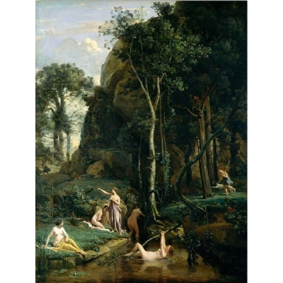 Obraz - reprodukce 70x100 cm Camille Corot – Wallity