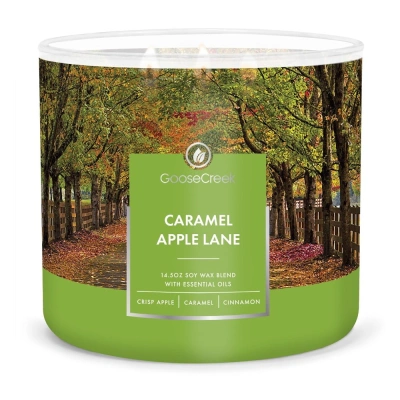 Vonná svíčka Goose Creek Caramel Apple Lane, doba hoření 35 h