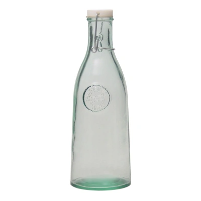 Láhev s uzávěrem z recyklovaného skla Ego Dekor Authentic, 1 l