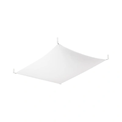 Bílé stropní svítidlo s textilním stínidlem 80x105 cm Viva – Nice Lamps
