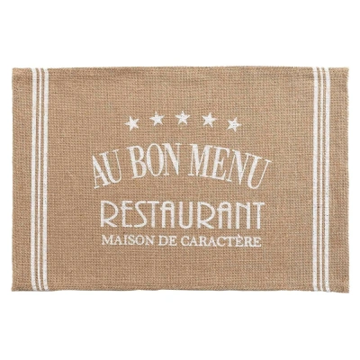 Prostírání z juty 30x45 cm Diner – douceur d'intérieur