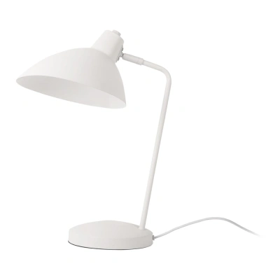 Bílá stolní lampa s kovovým stínidlem (výška 49 cm) Casque – Leitmotiv