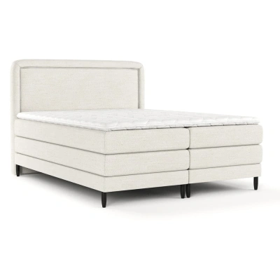 Krémová boxspring postel 200x200 cm Dove – Maison de Rêve