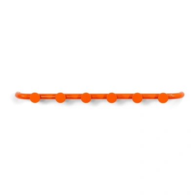 Oranžový kovový nástěnný věšák Retro – Spinder Design