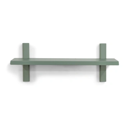 Zeleno-šedá kovová police 60 cm Hola – Spinder Design