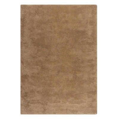 Hnědá syntetická kožešina 80x150 cm Faroe Wool Look Fur – Flair Rugs