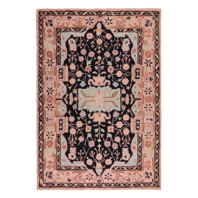 Růžový ručně tkaný vlněný koberec 200x290 cm Blossom Traditional – Flair Rugs