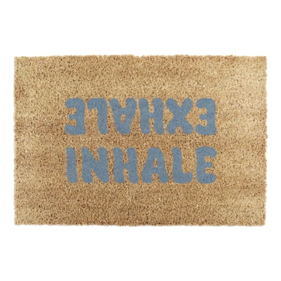 Rohožka z kokosového vlákna 40x60 cm Inhale Exhale – Artsy Doormats