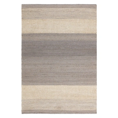 Šedo-krémový oboustranný ručně tkaný jutový koberec 200x300 cm Cedar – Asiatic Carpets